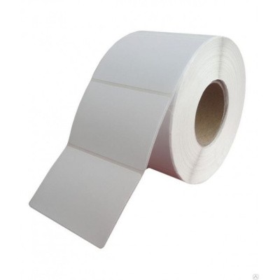 Термотрансферная этикетка 100х50 полипропилен 700 штук в рулоне 